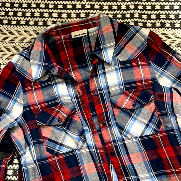 ✨2/20$✨NOISY MAY Plaid Shirt - Picture 3 of 5